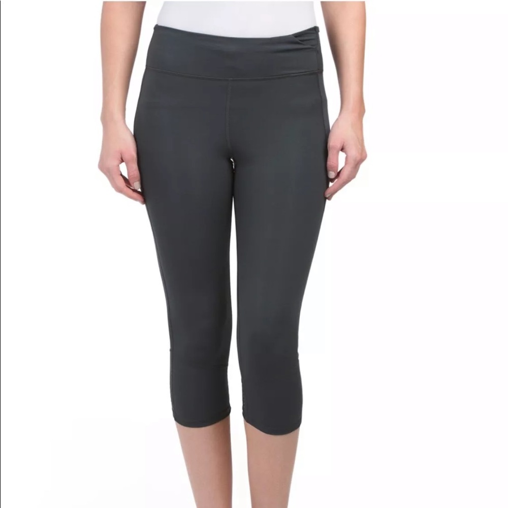 $60 Adidas Supernova Reflective Capris Pants Gray